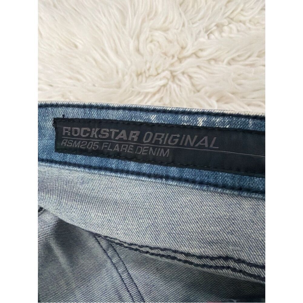 Men’s Bootcut Washed Light Blue Jeans Size 46 - Picture 5 of 8